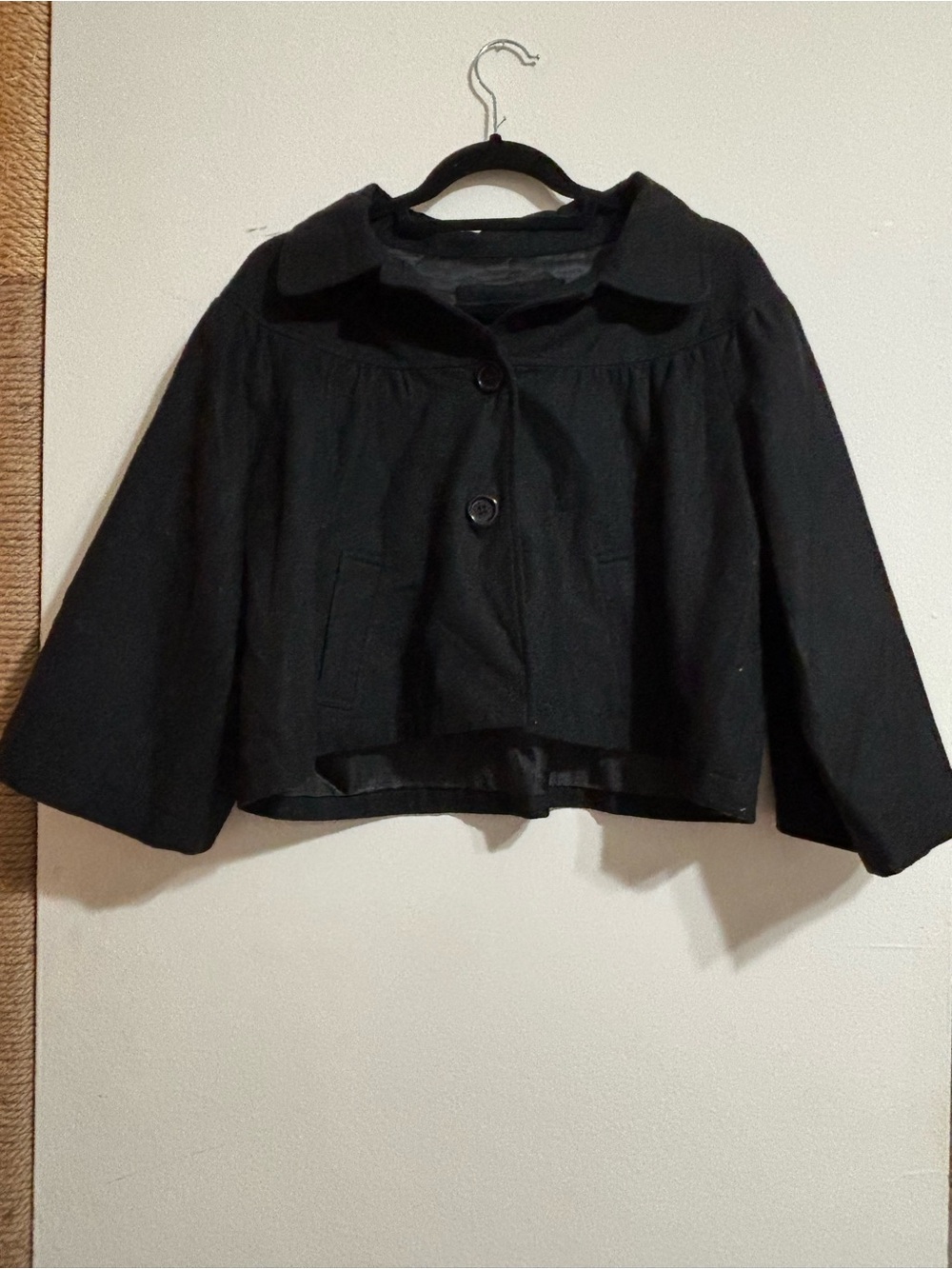 Apostrophe Petite Black Wool Blend Jacket